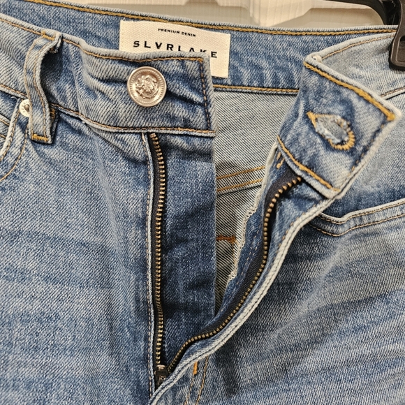 SLVRLAKE High Rise Straight Jeans - Picture 5 of 8